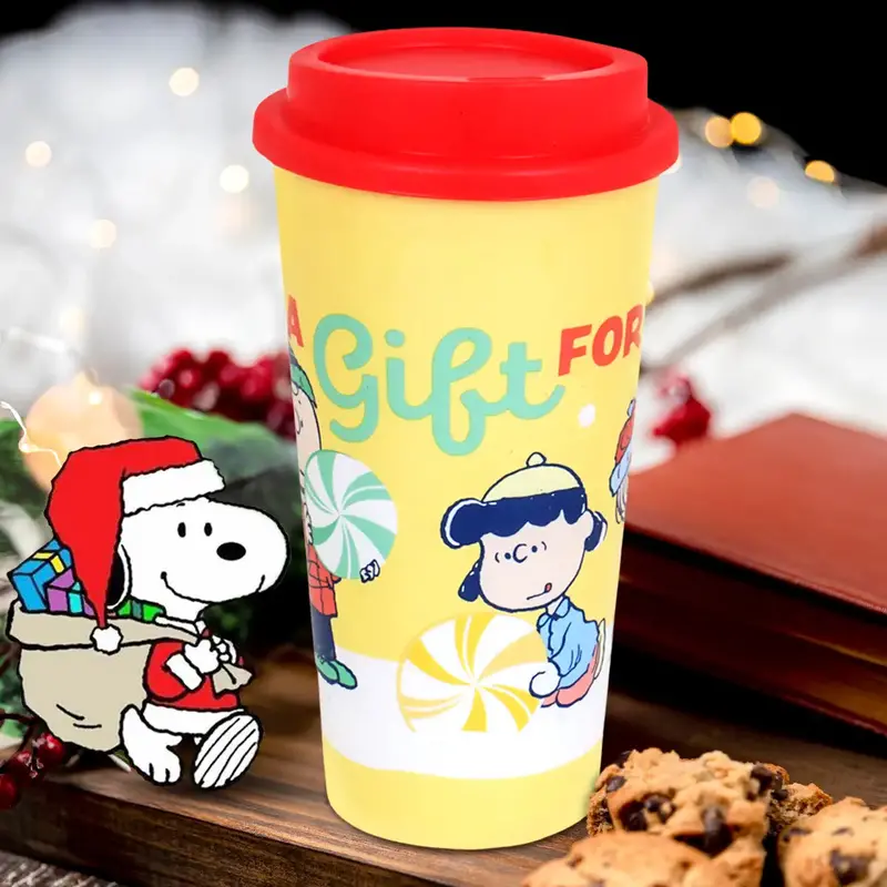 Termo, Diseño Navideño, Peanuts, 473 Ml 1