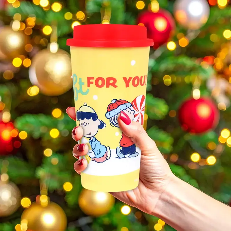 Termo, Diseño Navideño, Peanuts, 473 Ml 2
