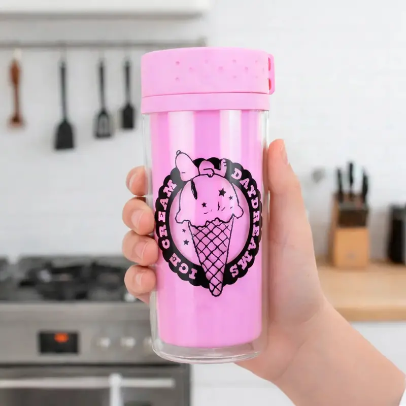 Termo Para Café, Peanuts, Color Rosa 1