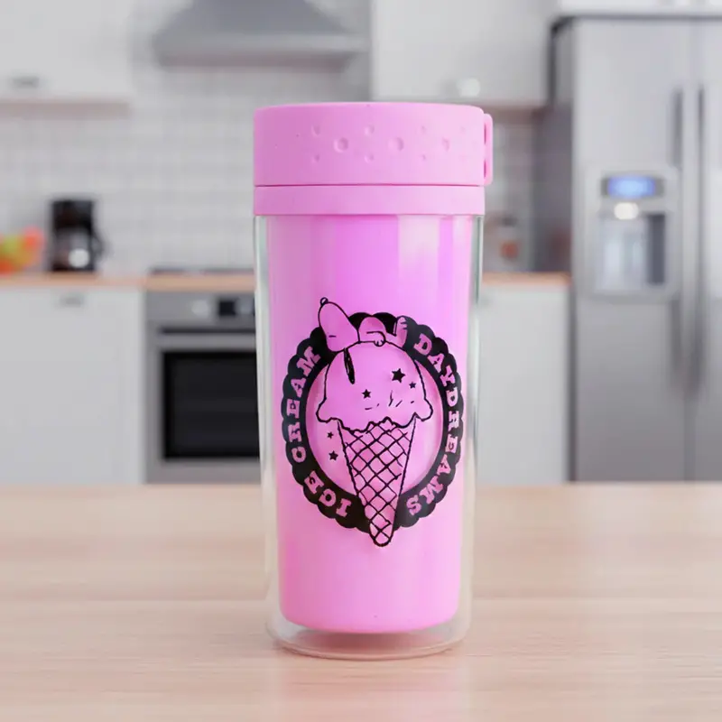 Termo Para Café, Peanuts, Color Rosa 2