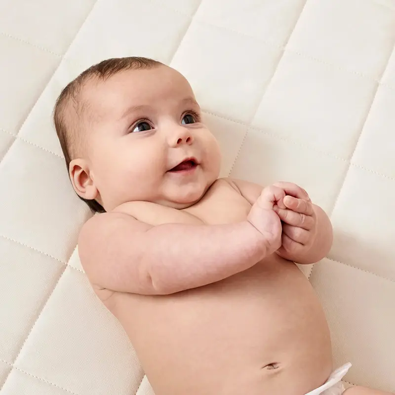 The Little Green Sheep Twist Natural Cot Mattress 60X120cm 2