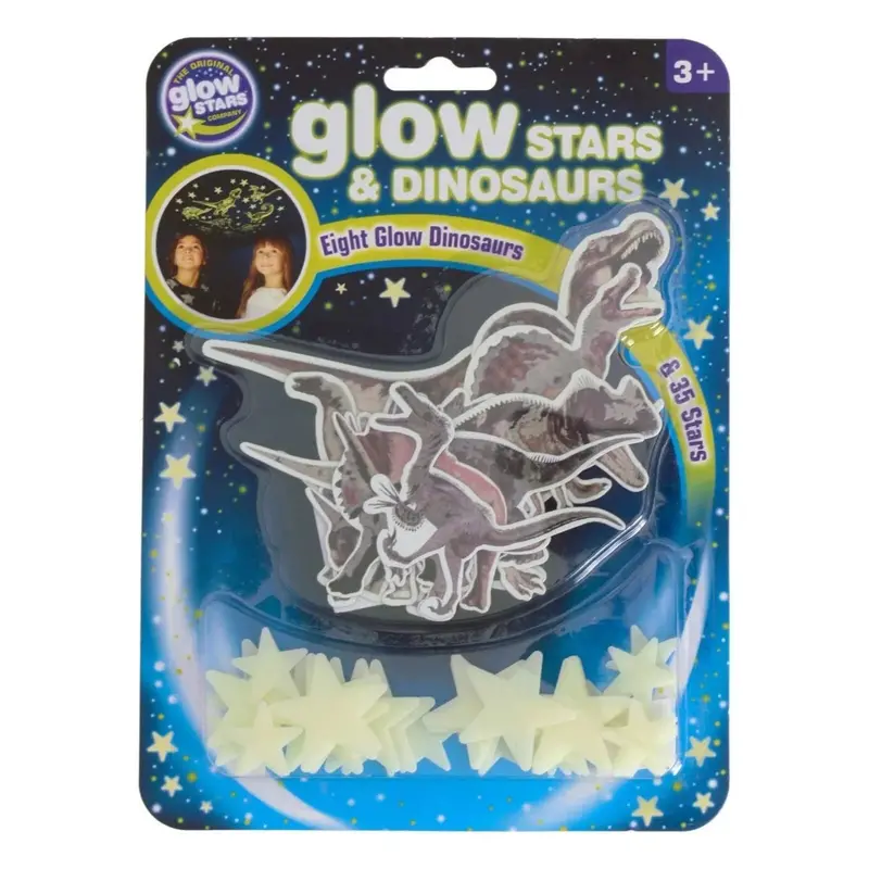 The Original Glowstars Company Glitter Stars & Dinosaurs 2