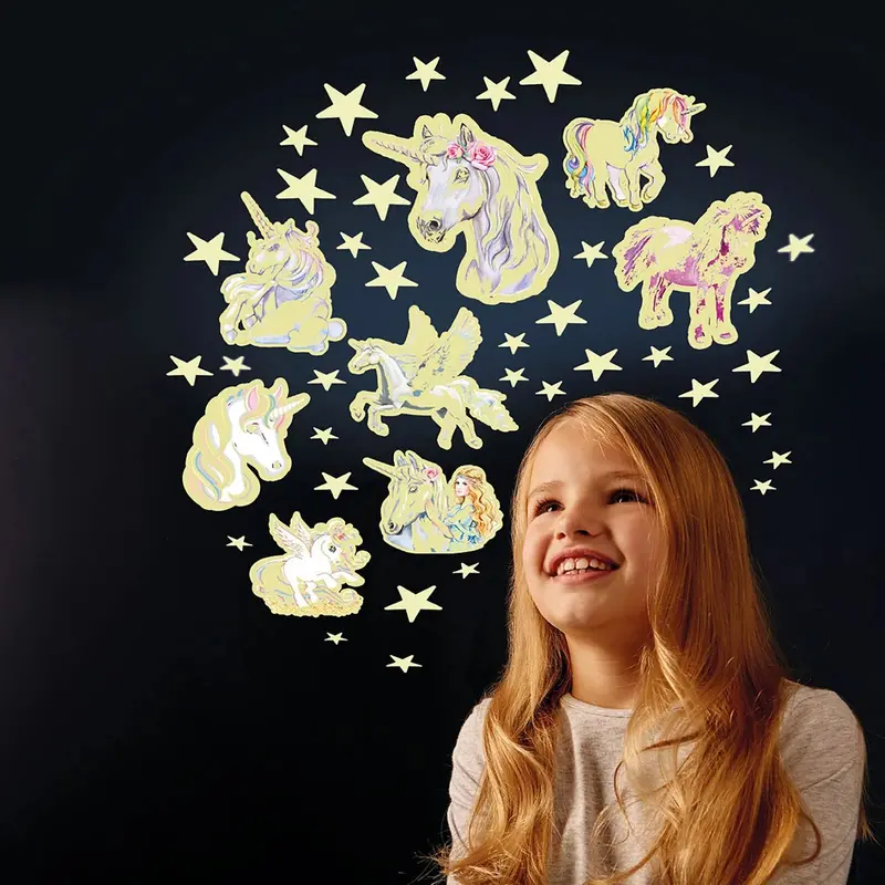 The Original Glowstars Company Glitter Stars & Unicorns 2