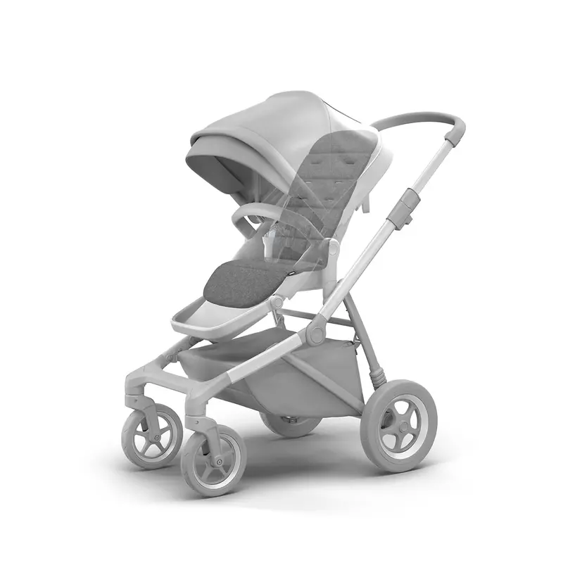 Thule Stroller Seat Liner In Grey Melange 2