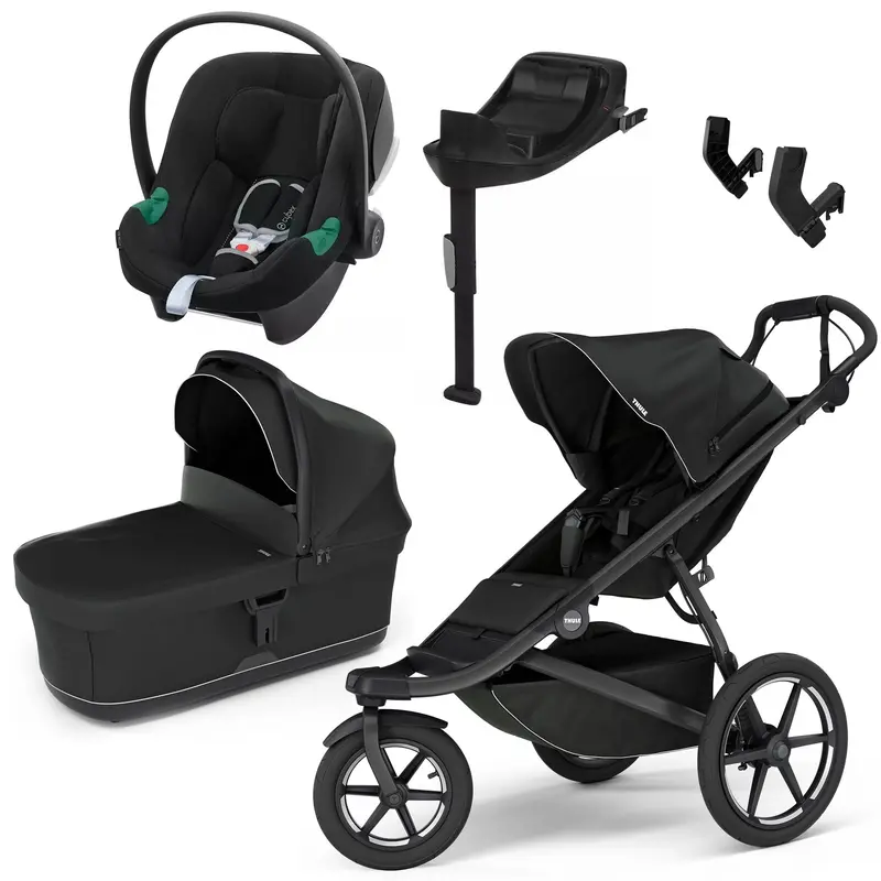 Thule Urban Glide 3 Cybex Bundle In Black 1