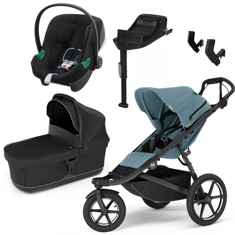 Thule Urban Glide 3 Cybex Bundle In Mid-Blue 1