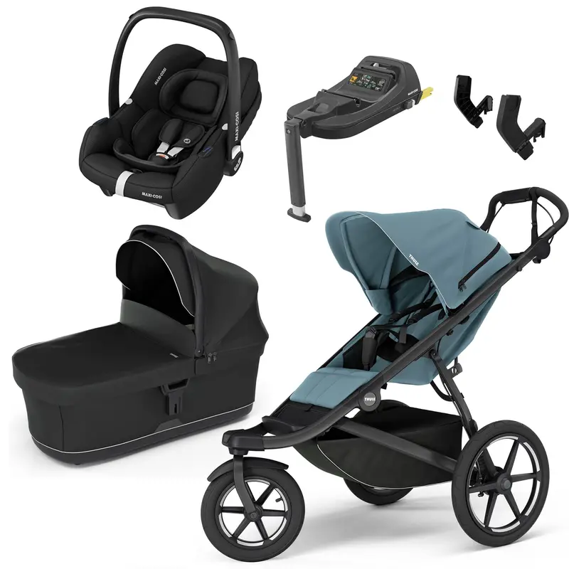 Thule Urban Glide 3 Maxi-Cosi Bundle In Mid-Blue 1