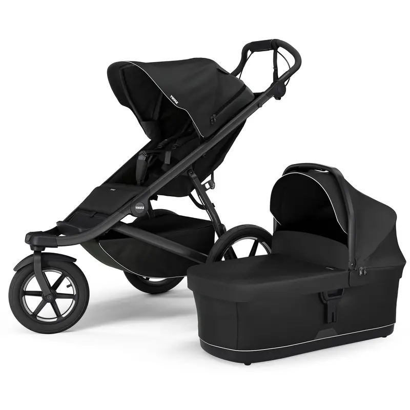 Thule Urban Glide 3 Newborn Bundle In Black 1