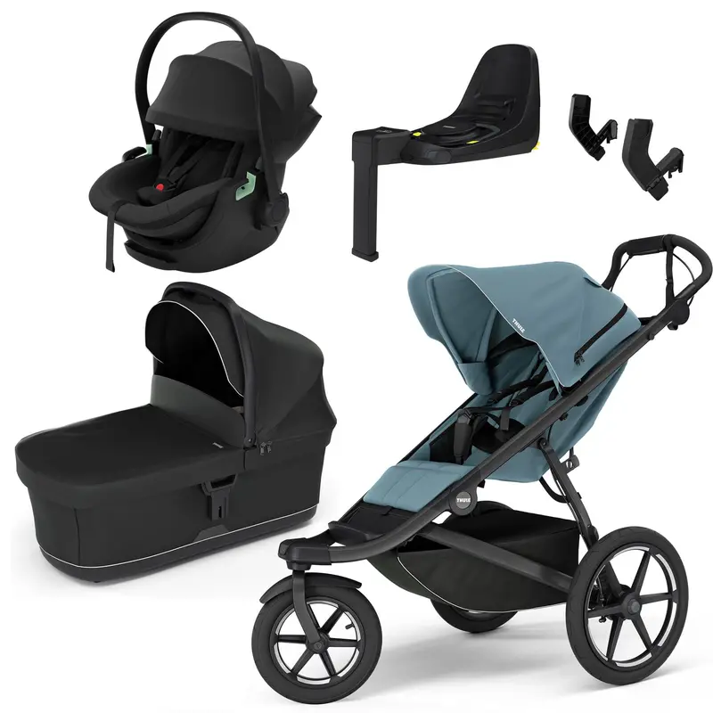 Thule Urban Glide 3 Travel System In Mid-Blue 1