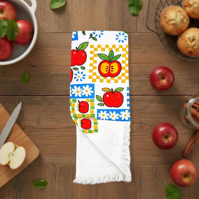 Toalla De Cocina, Diseño Manzanas 1