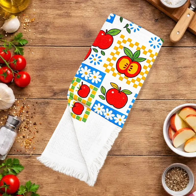 Toalla De Cocina, Diseño Manzanas 2