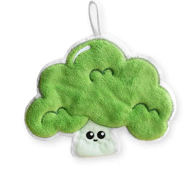 Toalla De Manos Absorbente En Forma De Brócoli 2