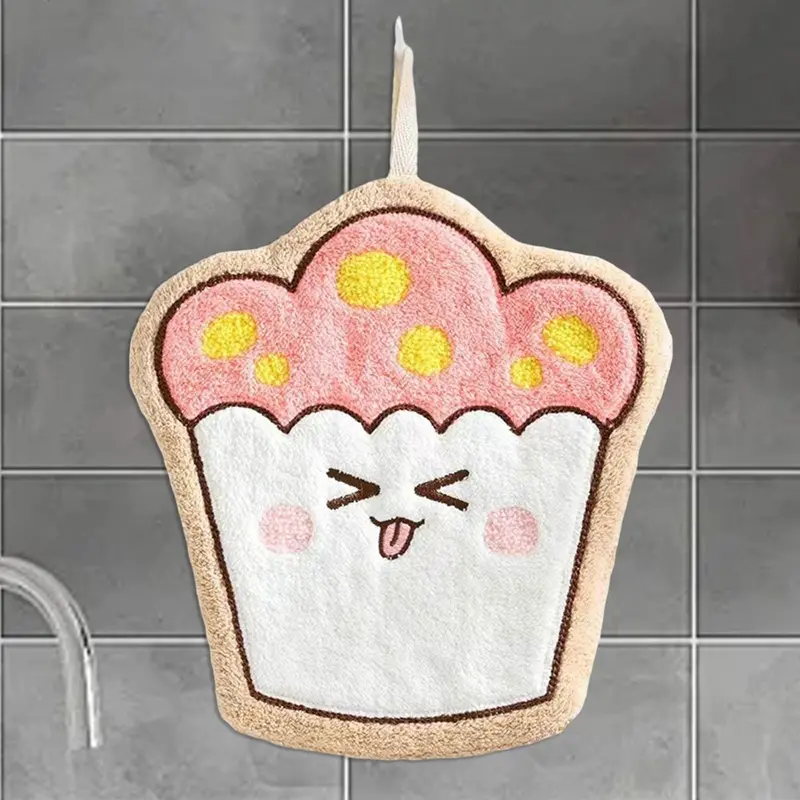 Toalla De Manos Absorbente En Forma De Cupcake 2