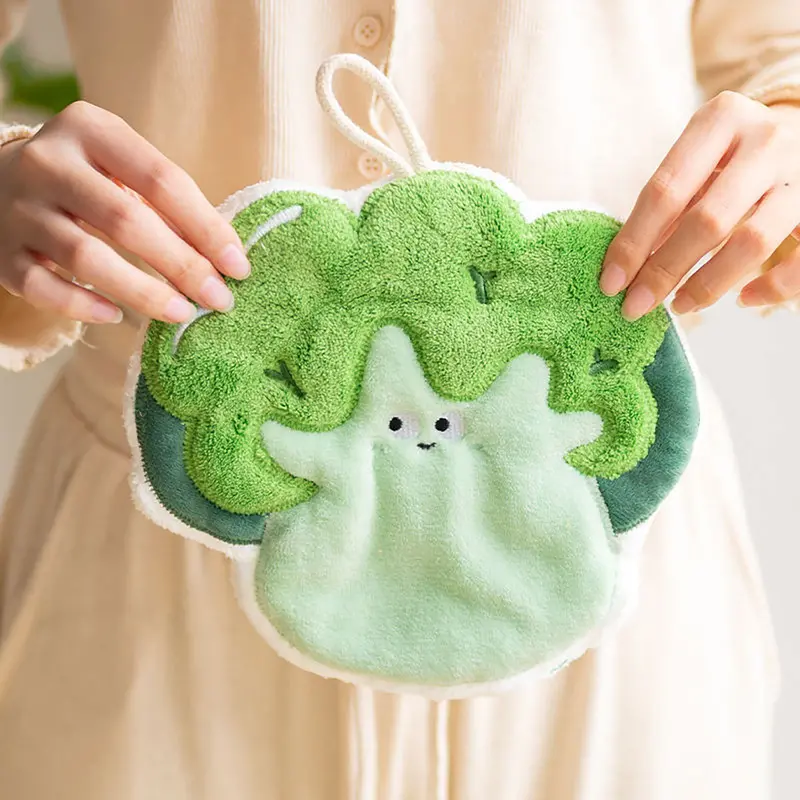 Toalla De Manos Absorbente En Forma De Lechuga 1