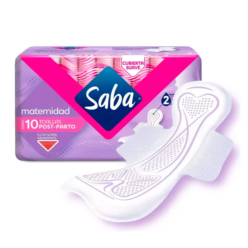 Toallas De Maternidad Post-Parto, Saba, 10Pzas 2