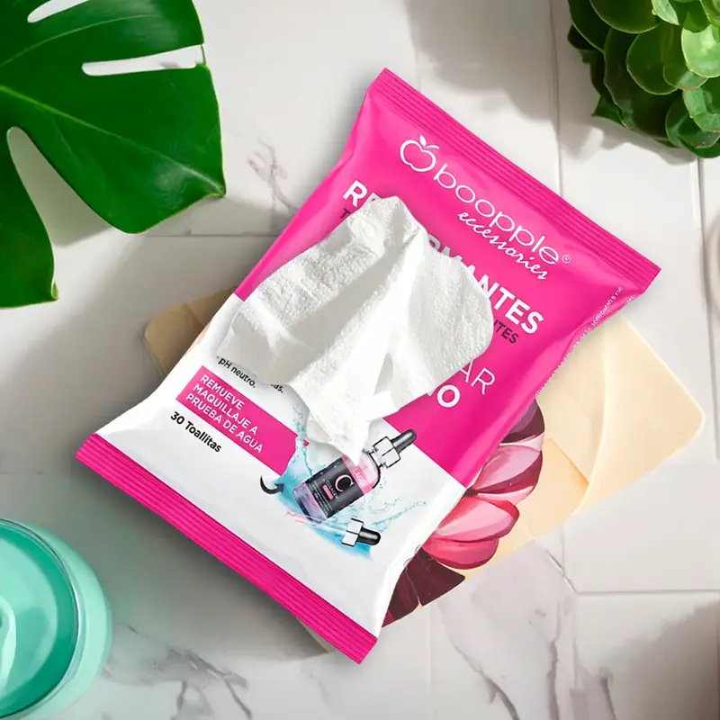 Toallitas Desmaquillantes, Agua Micelar + Colágeno 1