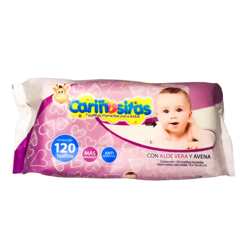 Toallitas Húmedas Con Aloe Para Bebé, Cariñositas 1