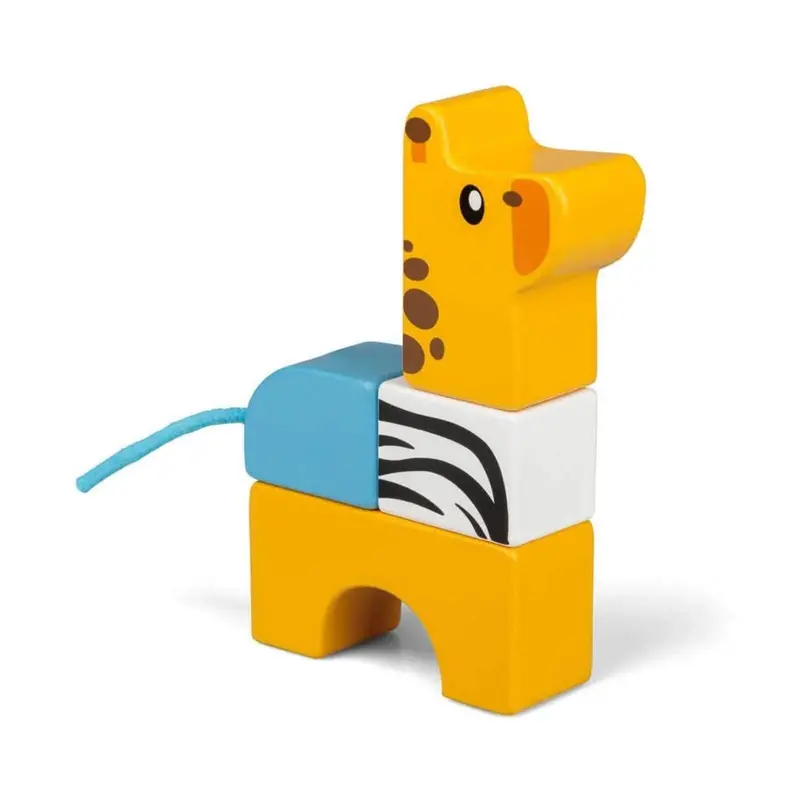 Tobar-Wooden Stack And Play Safari Animals 2