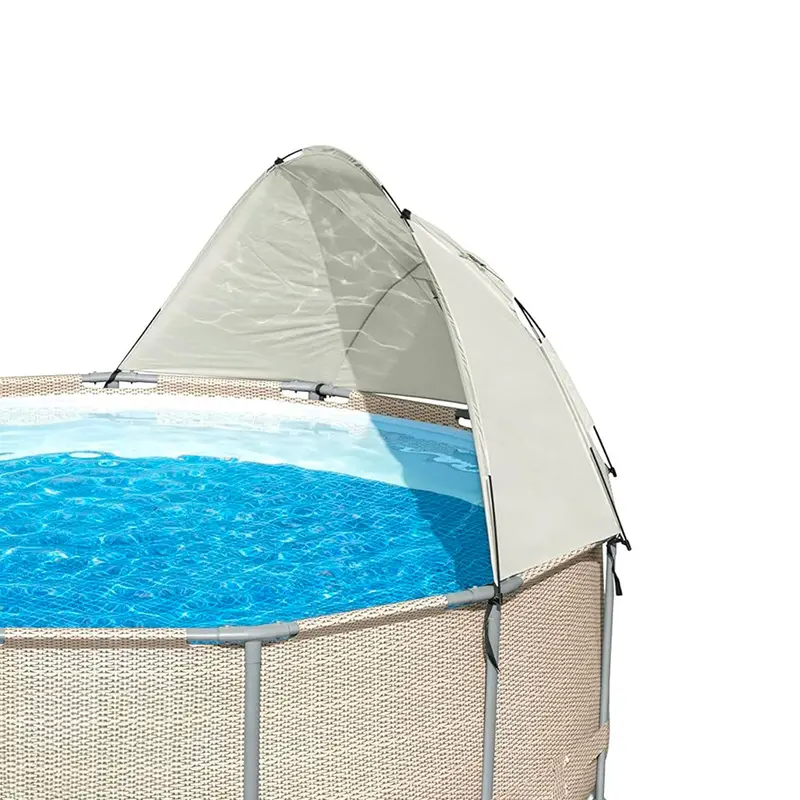 Toldo Redondo Para Piscina, Flowclear 1