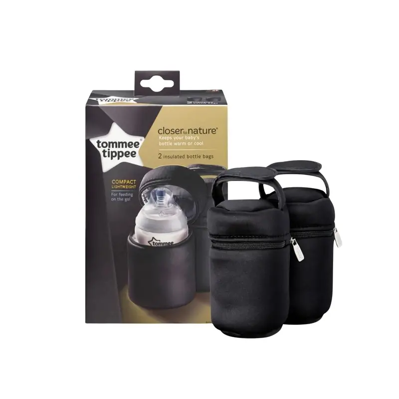 Tommee Tippee Closer To Nature Insulated Bottle Bags Pack Of 2 1