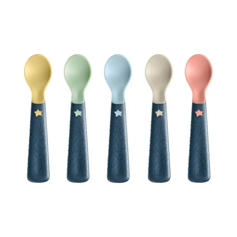Tommee Tippee Design Feeding Spoons Pack Of 5 1