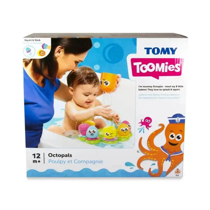 Tomy Toomies Octopals Number Sorting Baby Bath Toy 1