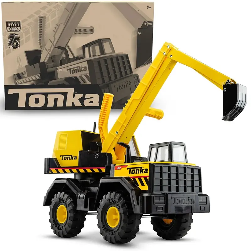 Tonka Steel Classics Toughest Mighty Excavator 1