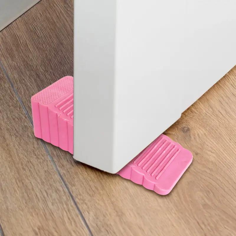 Tope Anticierre Para Puerta, Color Rosa 1