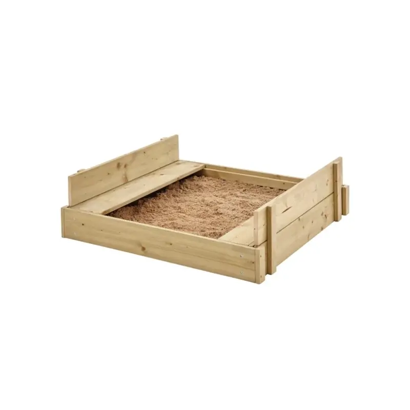 Tp Wooden Lidded Sandpit 1