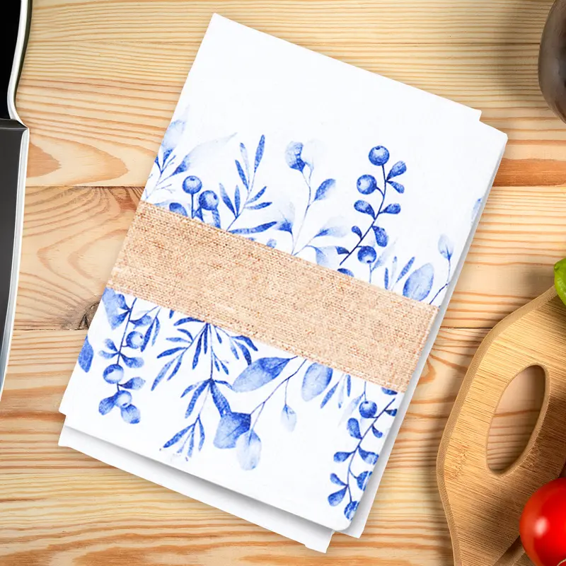 Trapo Con Diseño Floral Para Cocina, 40X65cm 1