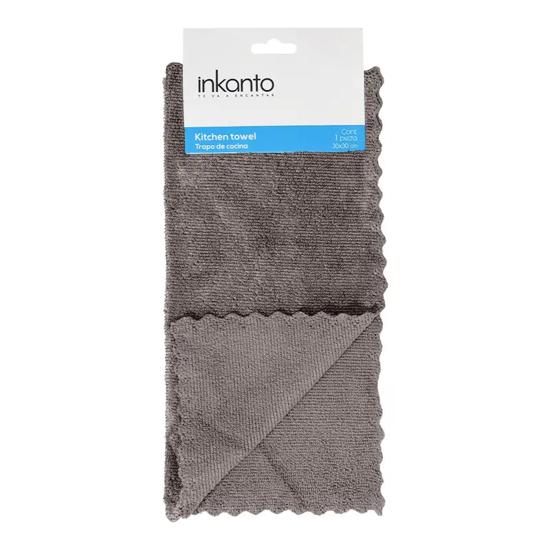 Trapo De Cocina, Color Gris Oxford 2