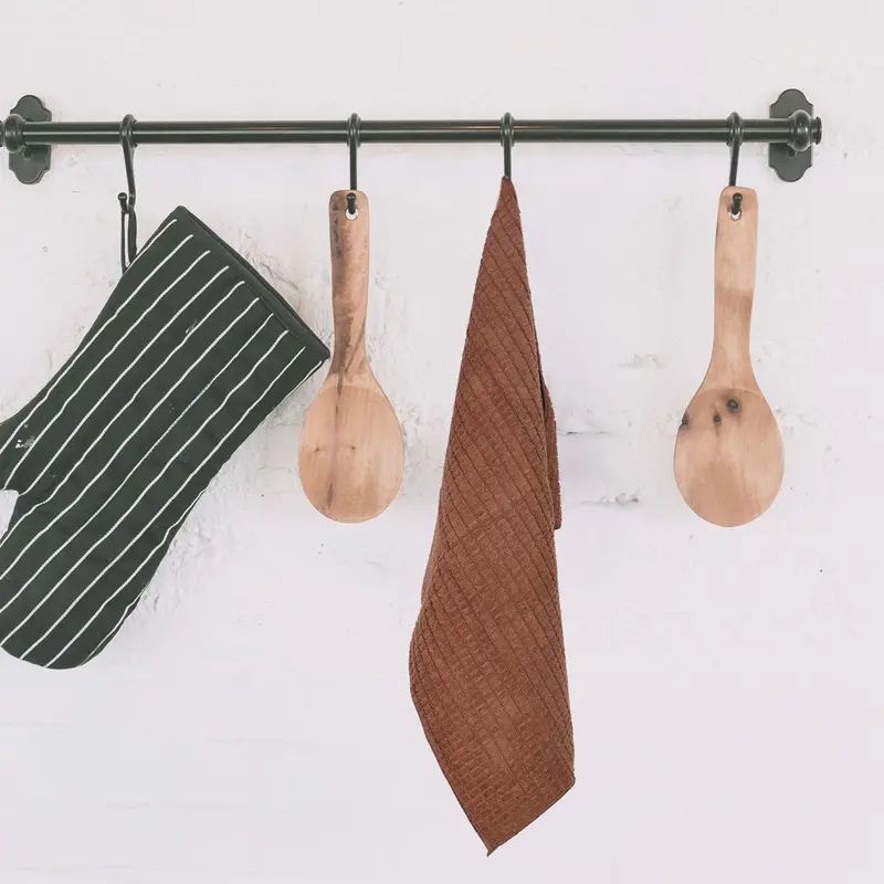 Trapo Para Cocina, Color Café, 40X60 Cm 1
