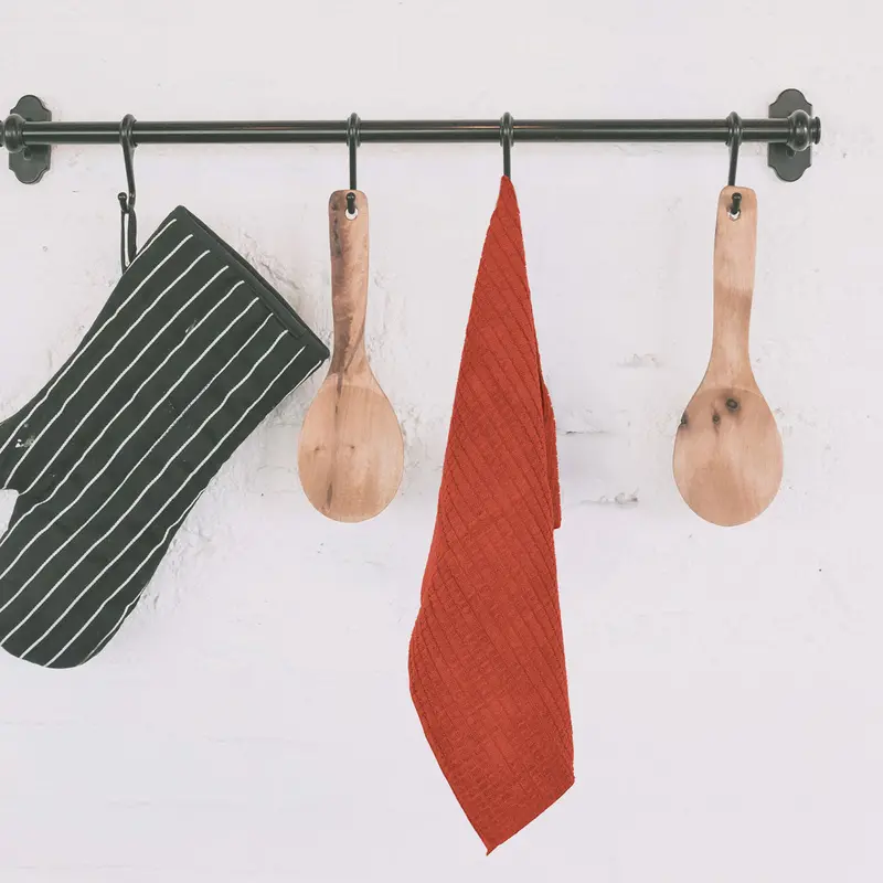 Trapo Para Cocina, Color Ladrillo, 40X60 Cm 1