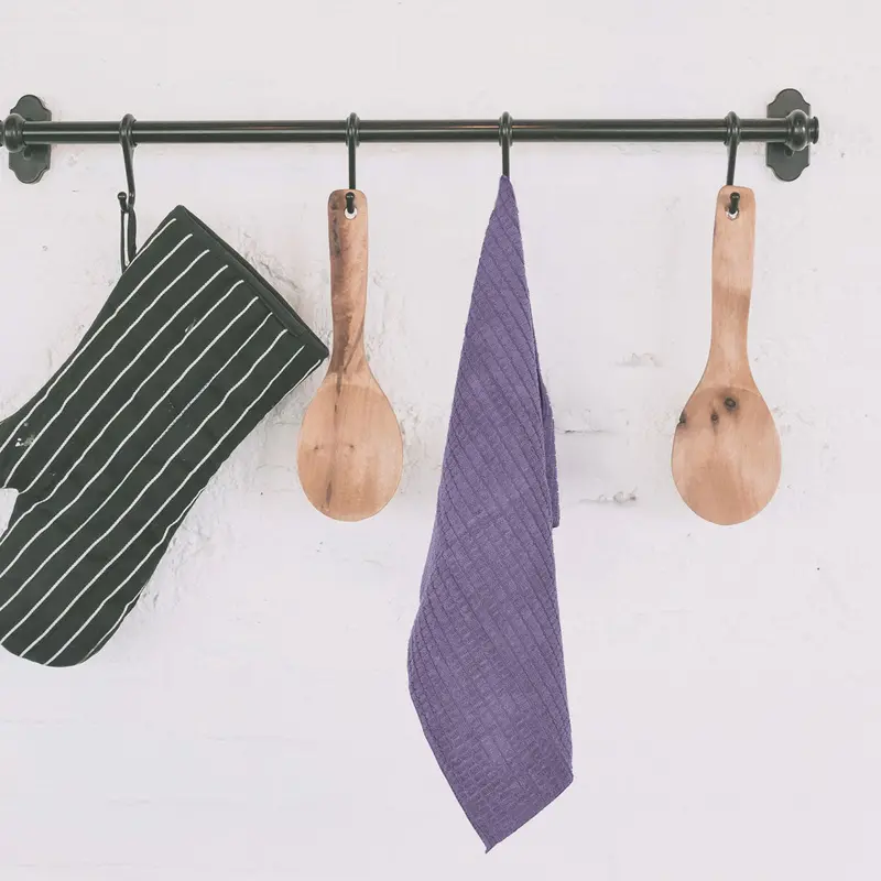 Trapo Para Cocina, Color Morado, 40X60 Cm 1