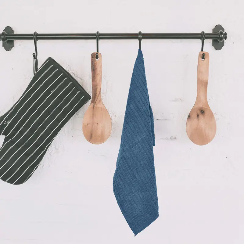 Trapo Para Cocina, Color Petroleo, 40X60 Cm 1