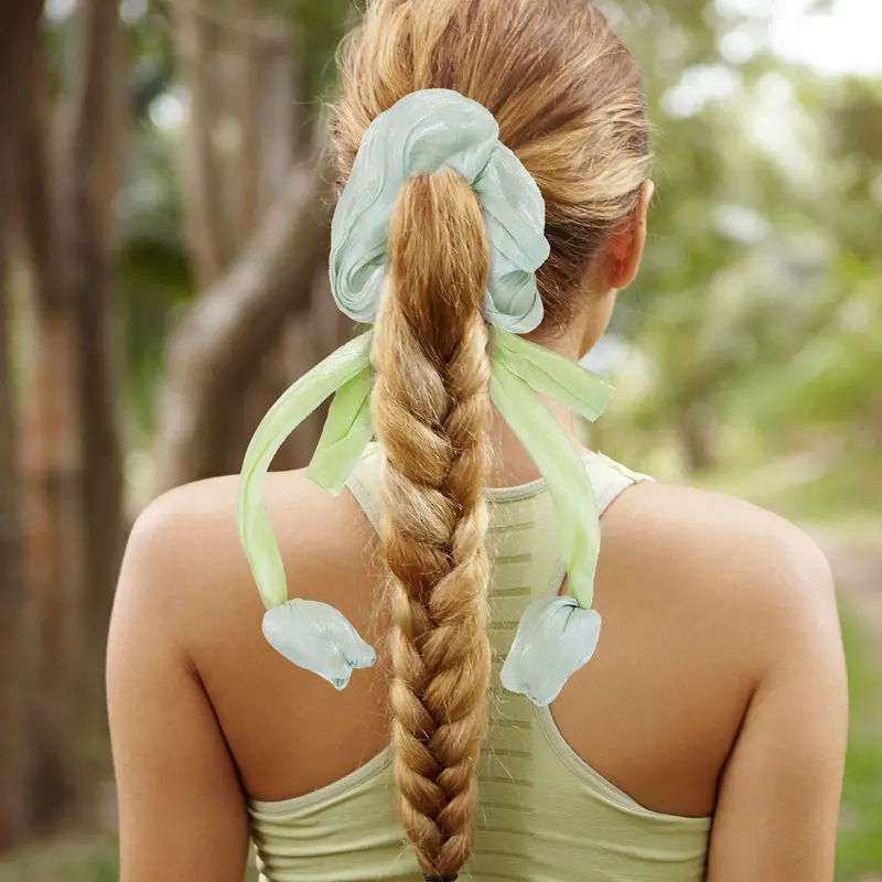 Tulipán, Liga Para Cabello, Color Azul 1