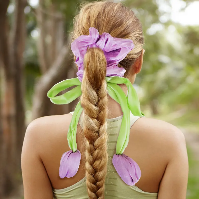 Tulipán, Liga Para Cabello, Color Lila 1