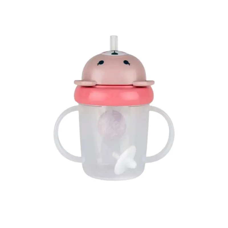 Tum Tum Betsy Bear Tippy Up Cup - Pink 2