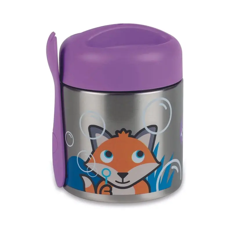 Tum Tum Thermal Food Flask With Magnetic Spork - Felicity Fox 2