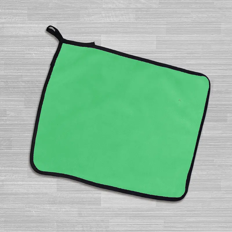 Tuning1, Toalla De Microfibra Para Auto, Color Verde 2