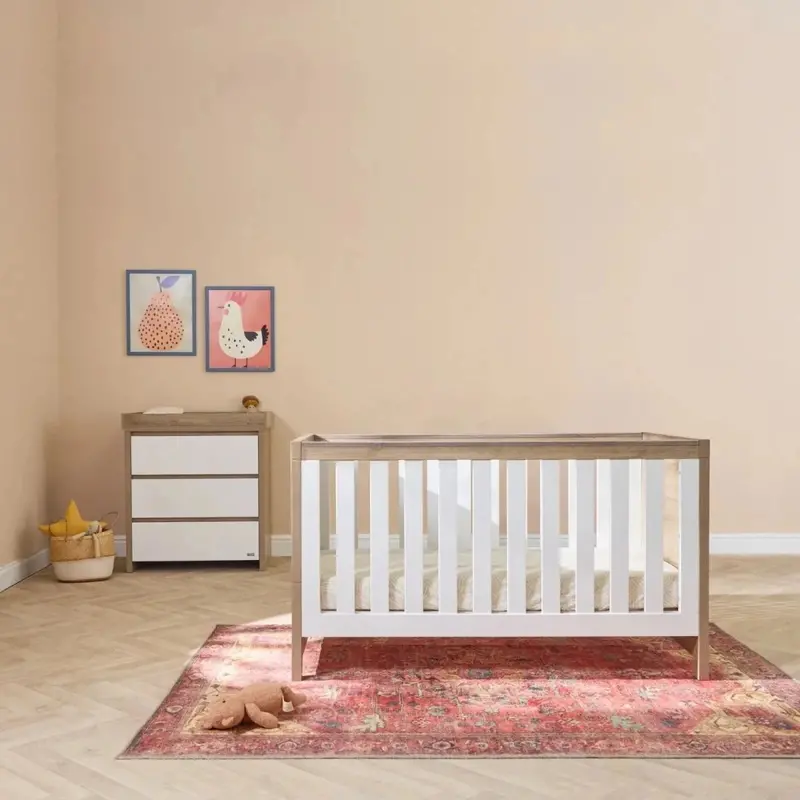 Tutti Bambini Modena 2 Pcs Room Set - White/Oak 1