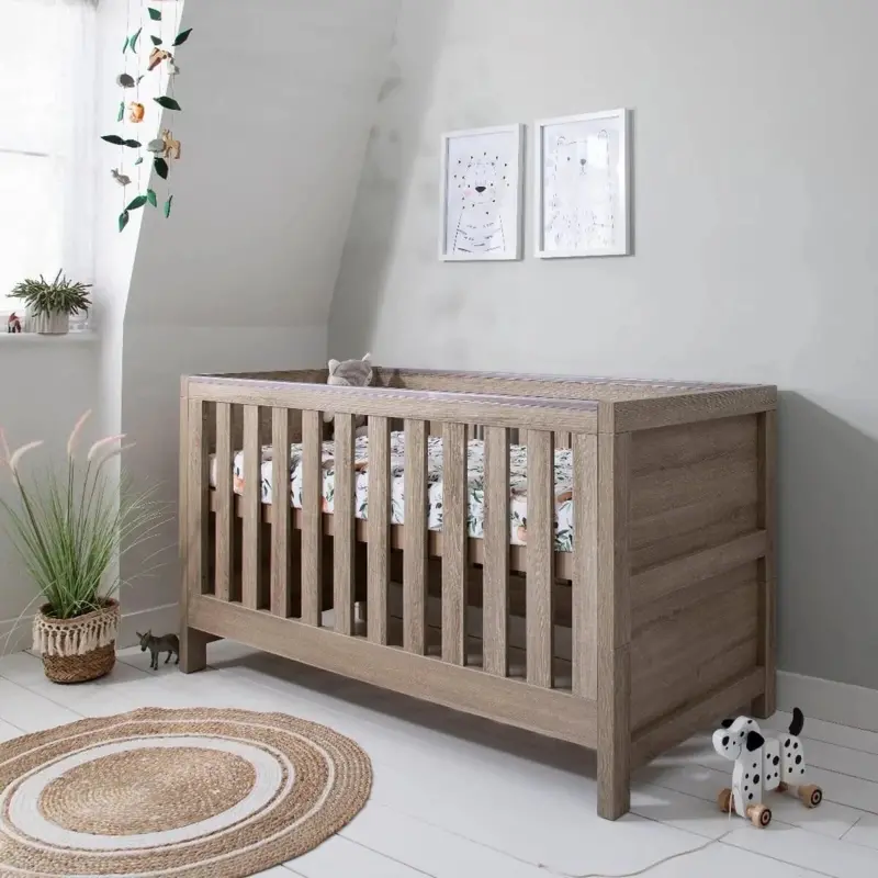 Tutti Bambini Modena 3-In-1 Cot Bed - Oak 1