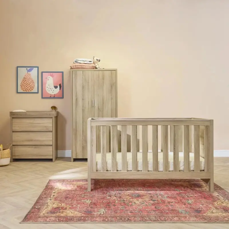 Tutti Bambini Modena 3 Pcs Room Set - Oak 1