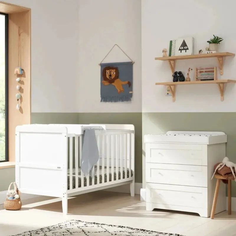 Tutti Bambini Rio 2 Pcs Room Set - White 1