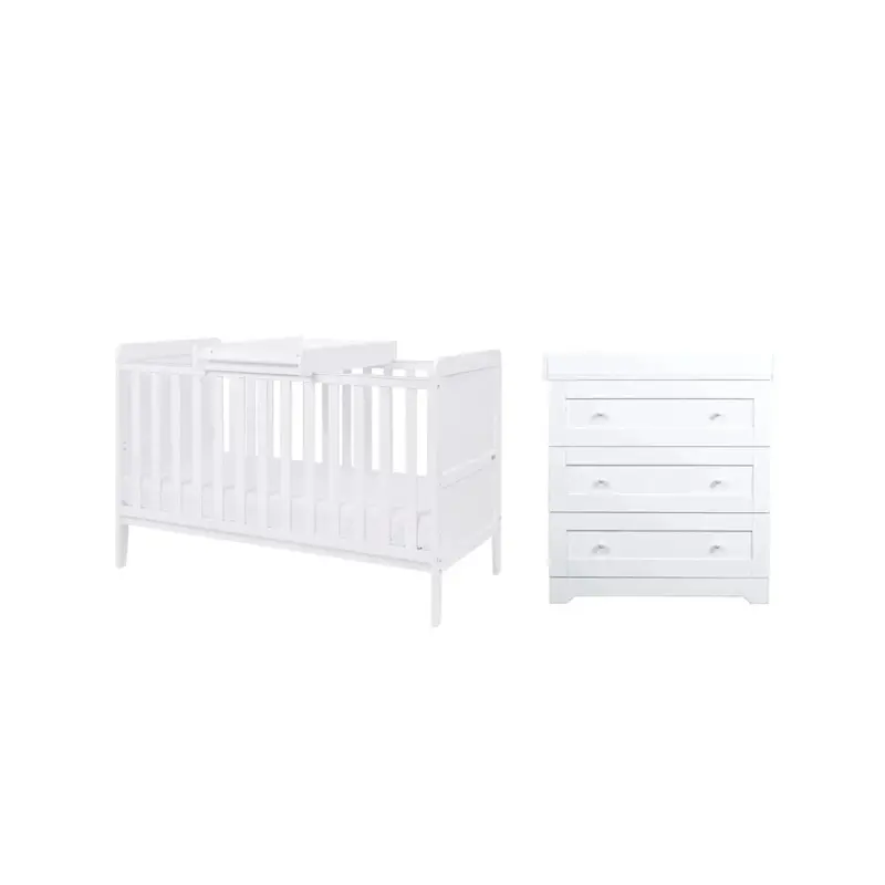 Tutti Bambini Rio 2 Pcs Room Set - White 2