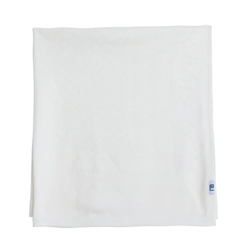 Unisex Cotton Blankets - Ecru 1