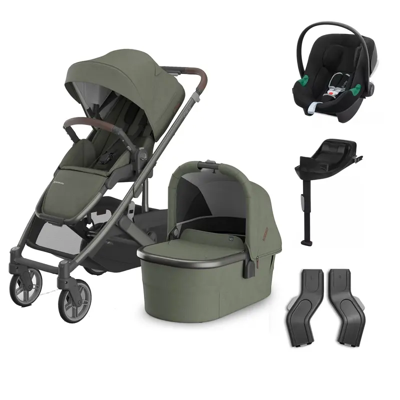 Uppababy Cruz V3 Complete Cybex Travel System In Evelyn 1