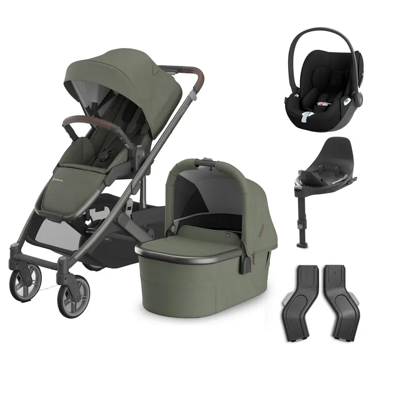 Uppababy Cruz V3 Complete Cybex Travel System In Evelyn 2