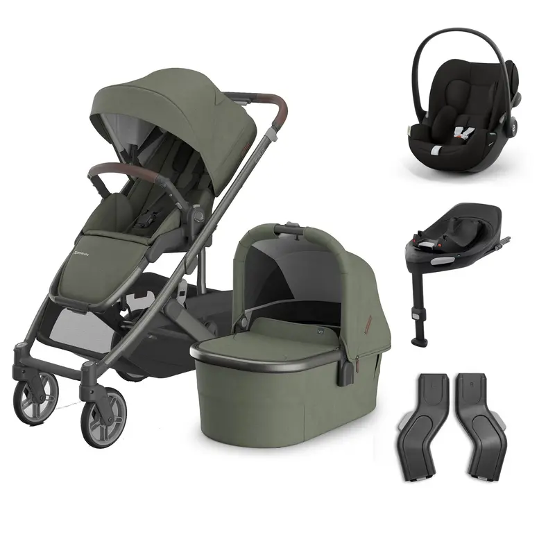 Uppababy Cruz V3 Complete Cybex Travel System In Evelyn 3