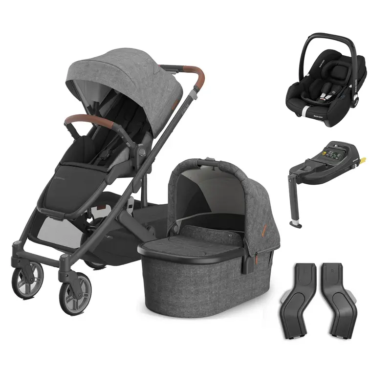 Uppababy Cruz V3 Complete Maxi-Cosi Travel System In Greyson 1